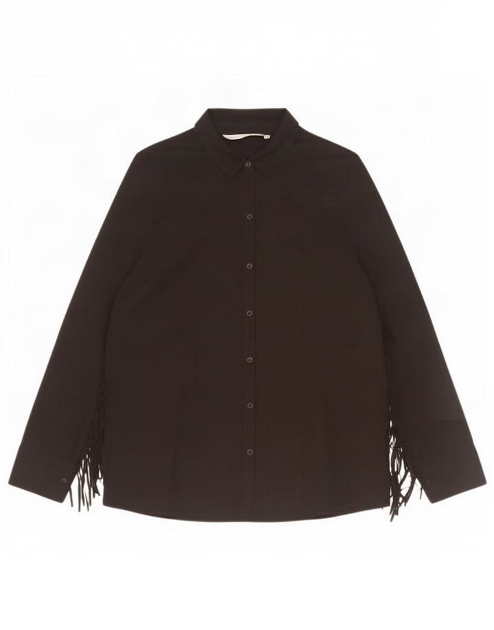 Camicetta da donna Zara UK 14 media nera