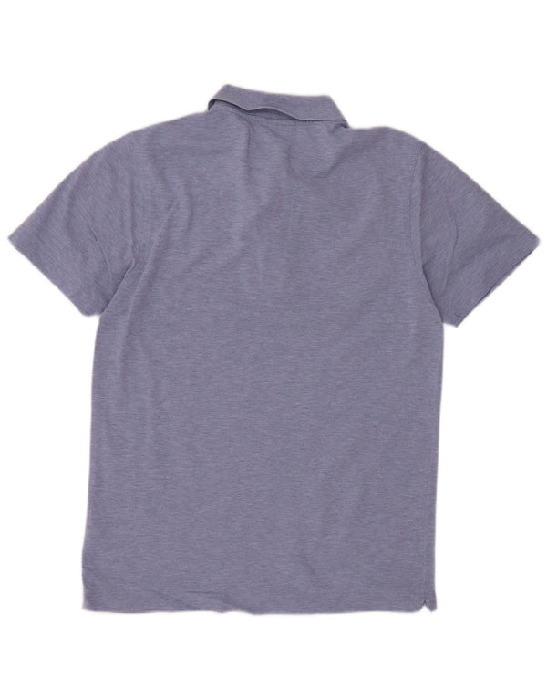 LACOSTE Mens Polo Shirt Size 3 Small Blue Cotton