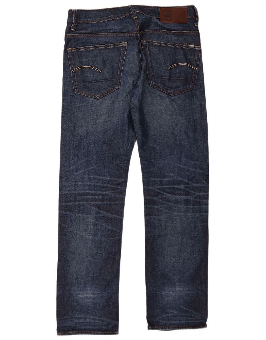 Jeans dritti da uomo G-Star W34 L34 cotone blu navy