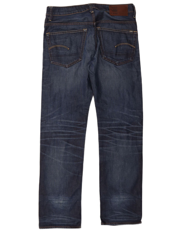 Jeans dritti da uomo G-Star W34 L34 cotone blu navy