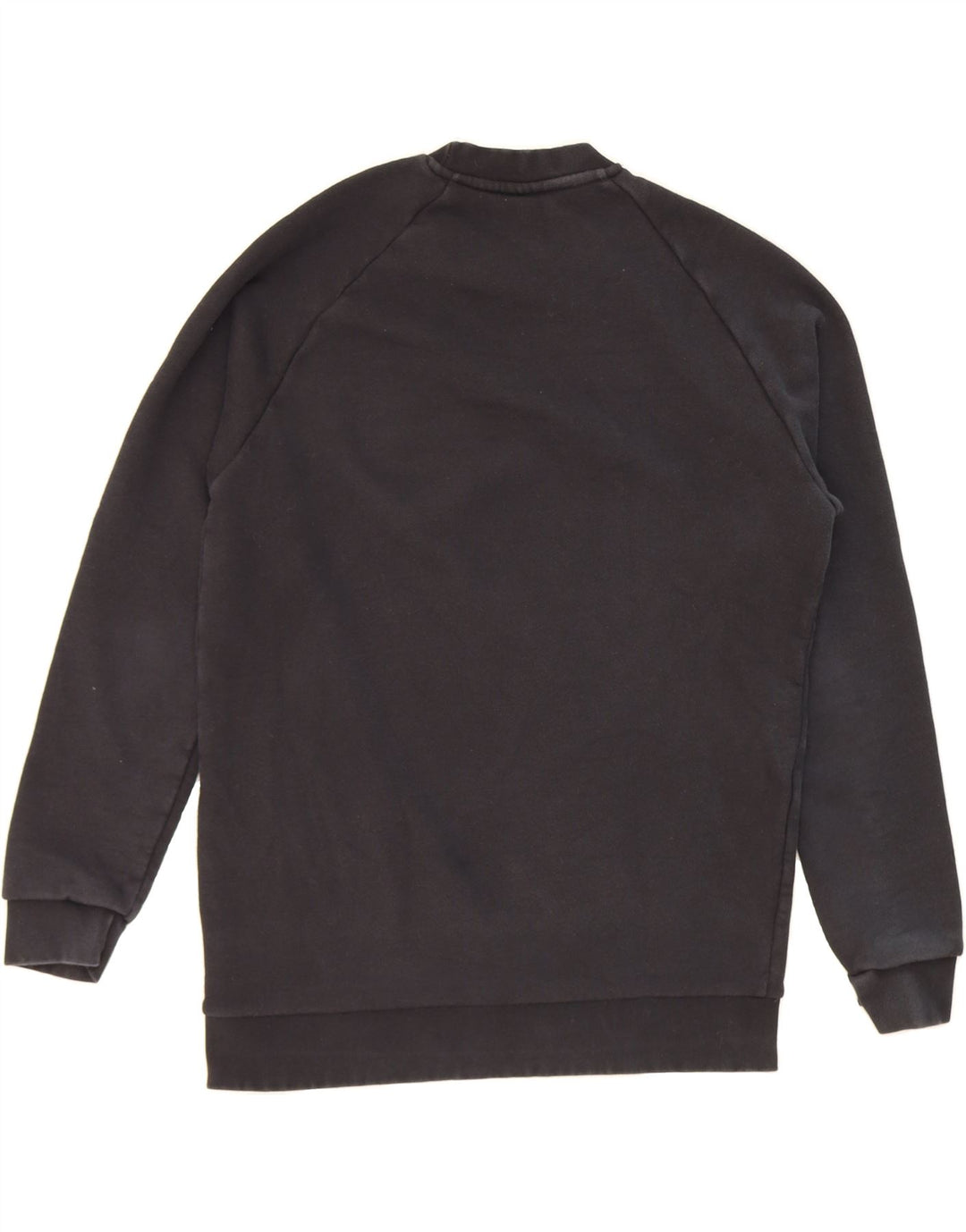 ADIDAS Mens Graphic Sweatshirt Jumper Medium Black Cotton Vintage Adidas and Second-Hand Adidas from Messina Hembry 