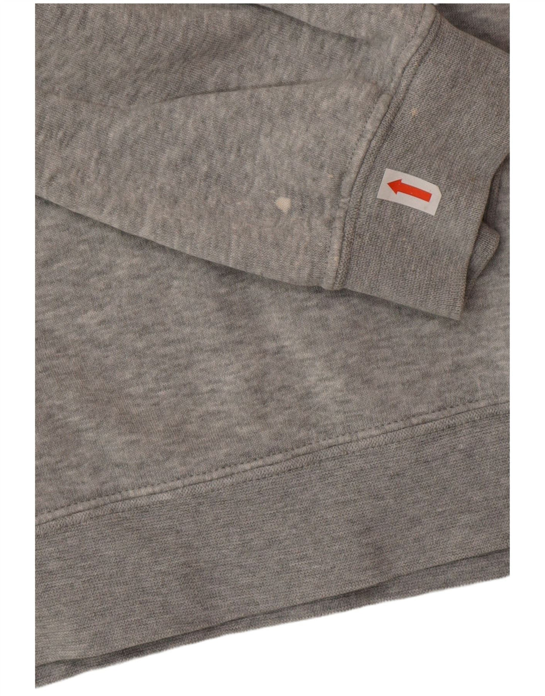 Felpa con cappuccio da uomo Nike in cotone grigio medio