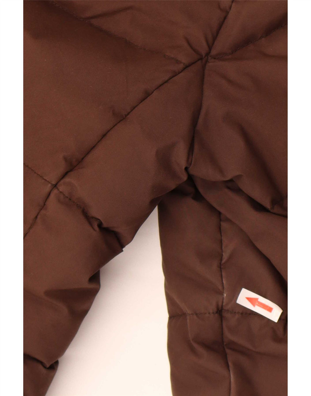 Giacca imbottita con cappuccio da donna Murphy & Nye UK 14 Cotone marrone medio