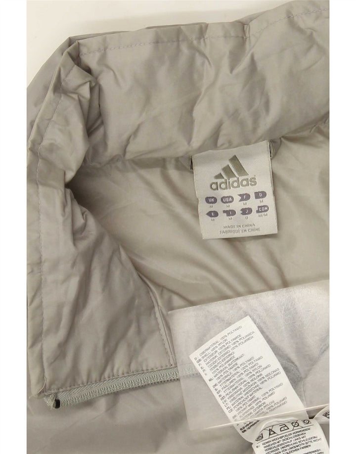 Giacca antipioggia da uomo Adidas UK 38 nylon grigio medio