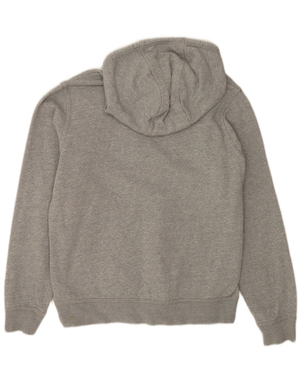 Felpa con cappuccio da uomo Nike Large in cotone chiazzato grigio