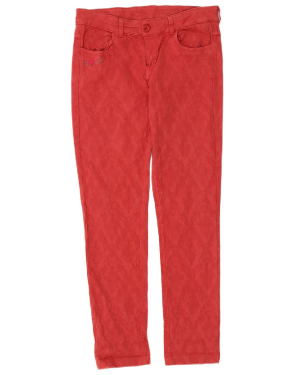 Pantaloni casual slim da donna Desigual W30 L29 cotone rosa