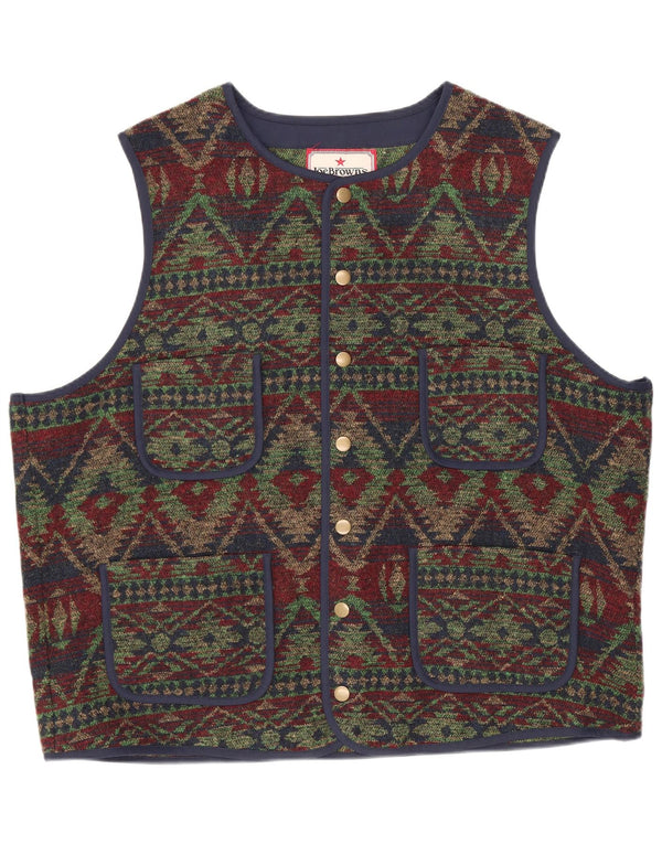 JOE BROWNS Gilet da uomo XL multicolore Fair Isle