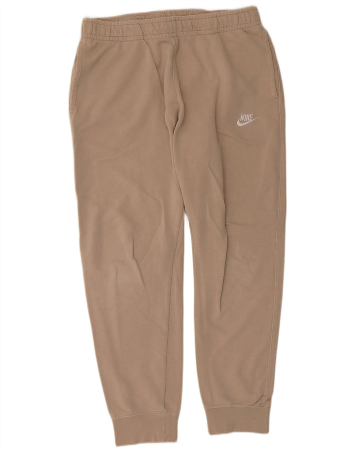 Pantaloni da tuta da uomo Nike Joggers grandi in cotone beige