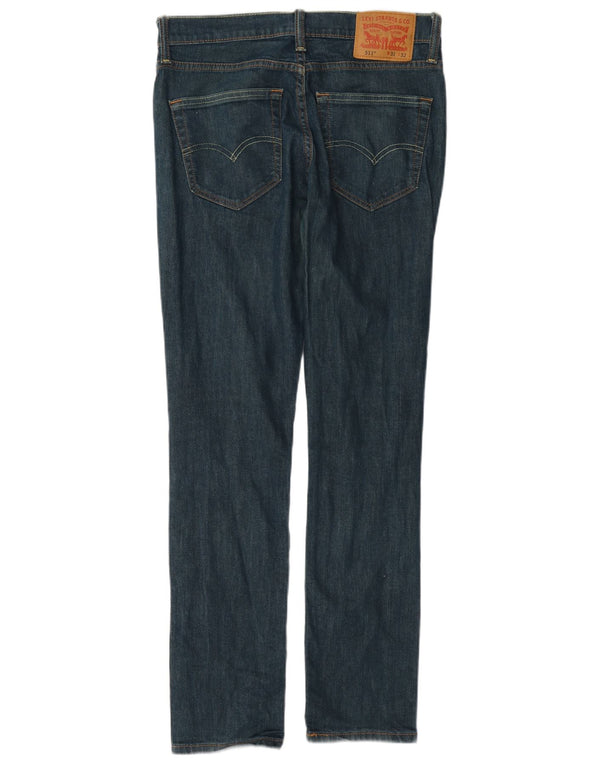 Levi's Uomo 511 Slim Jeans W31 L32 Cotone Blu