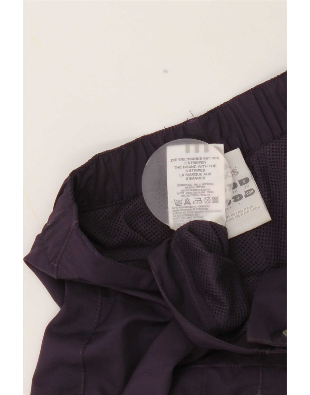 Pantaloni Capri da donna Adidas UK 12 Medium W28 L21 Poliestere viola