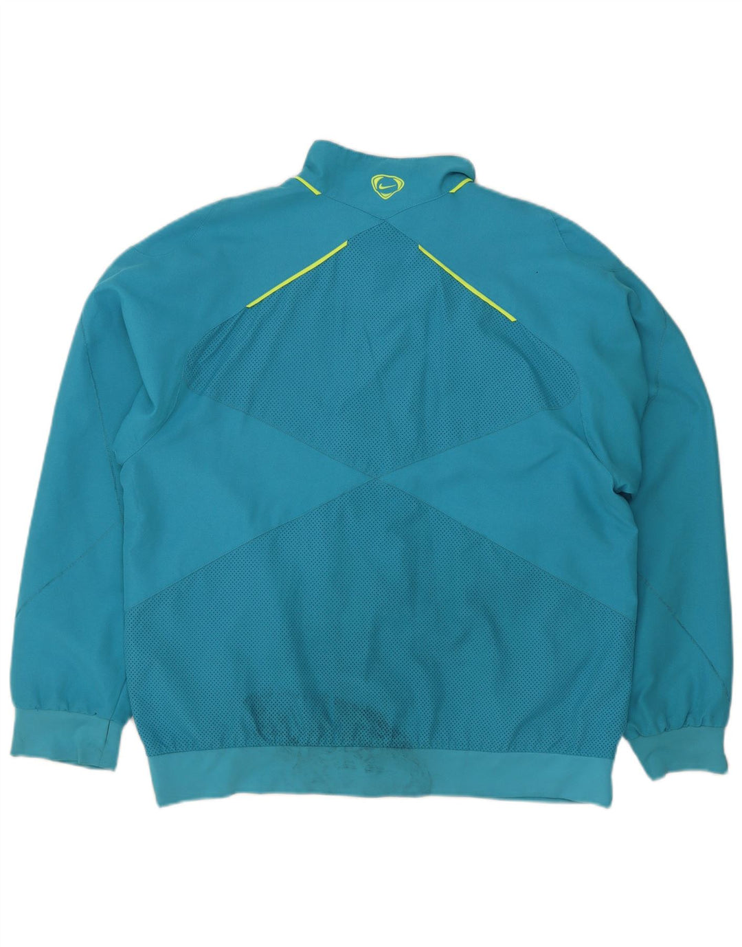 Giacca superiore della tuta da ragazzo Nike Barcelona 13-14 anni XL blu poliestere