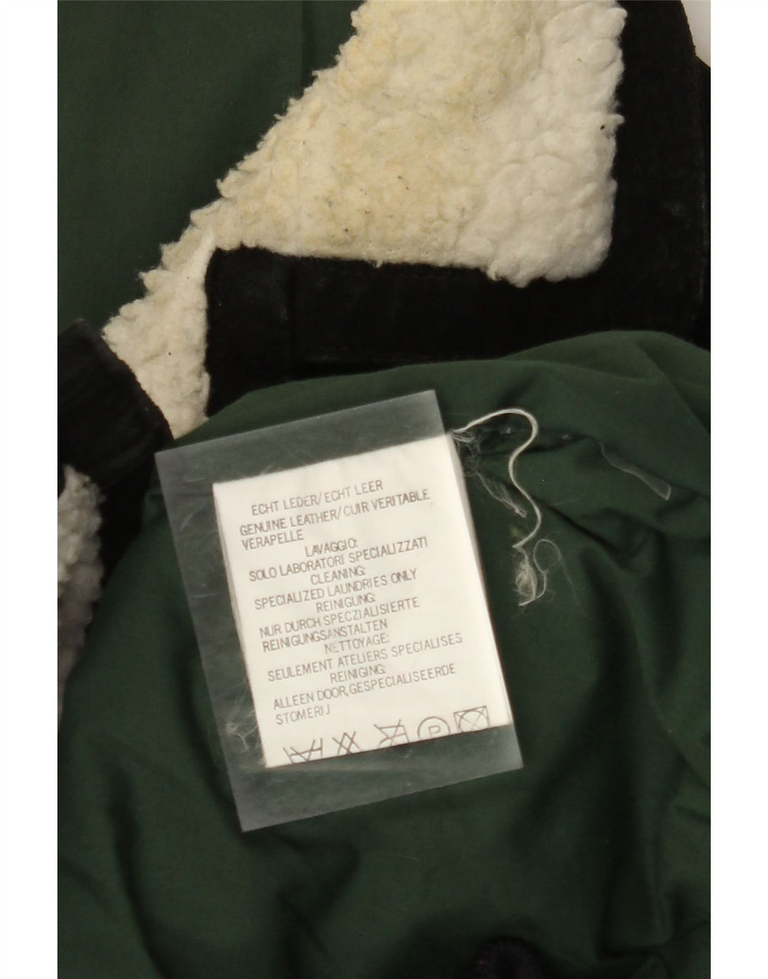 Giacca in pelle scamosciata da uomo VINTAGE UK 42 XL Pelle color block marrone