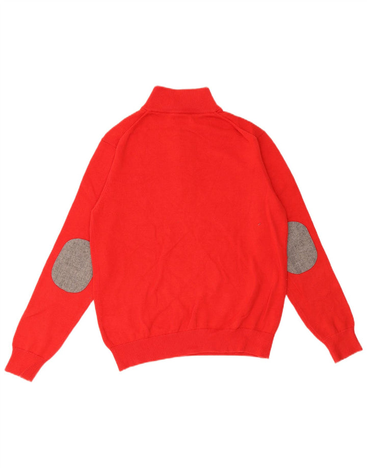 Maglione Gant da ragazzo con zip e collo 14-15 anni in cotone rosso