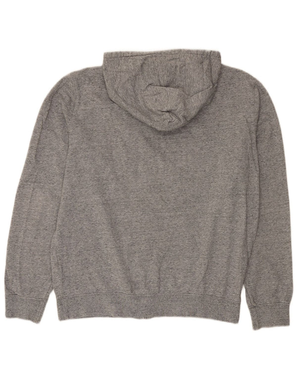 Maglione con cappuccio e zip da uomo Champion, grande cotone chiazzato grigio
