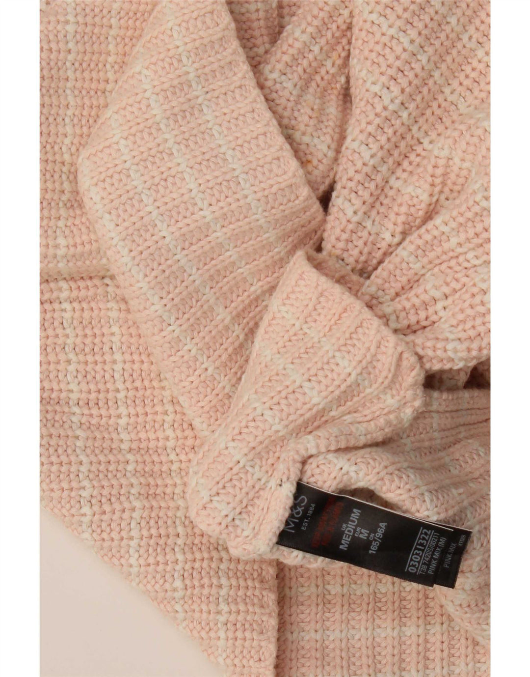 Maglione maglione con scollo a barca da donna Marks & Spencer UK 14 Rosa medio