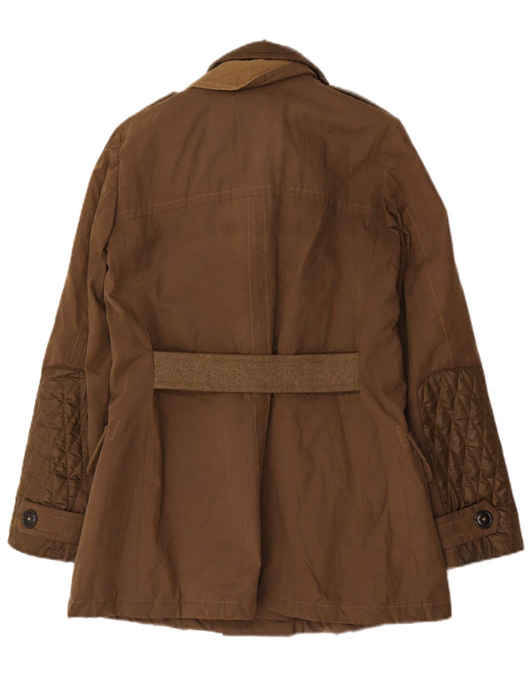 Cappotto doppiopetto militare da donna Fay UK 14 medio cachi