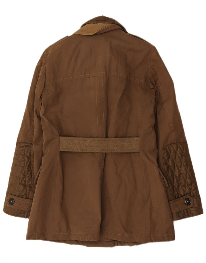 Cappotto doppiopetto militare da donna Fay UK 14 medio cachi