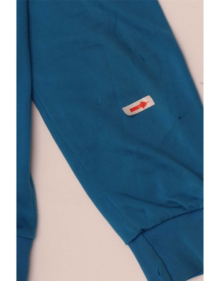 Giacca da tuta da ragazzo Adidas 13-14 anni in poliestere color block blu
