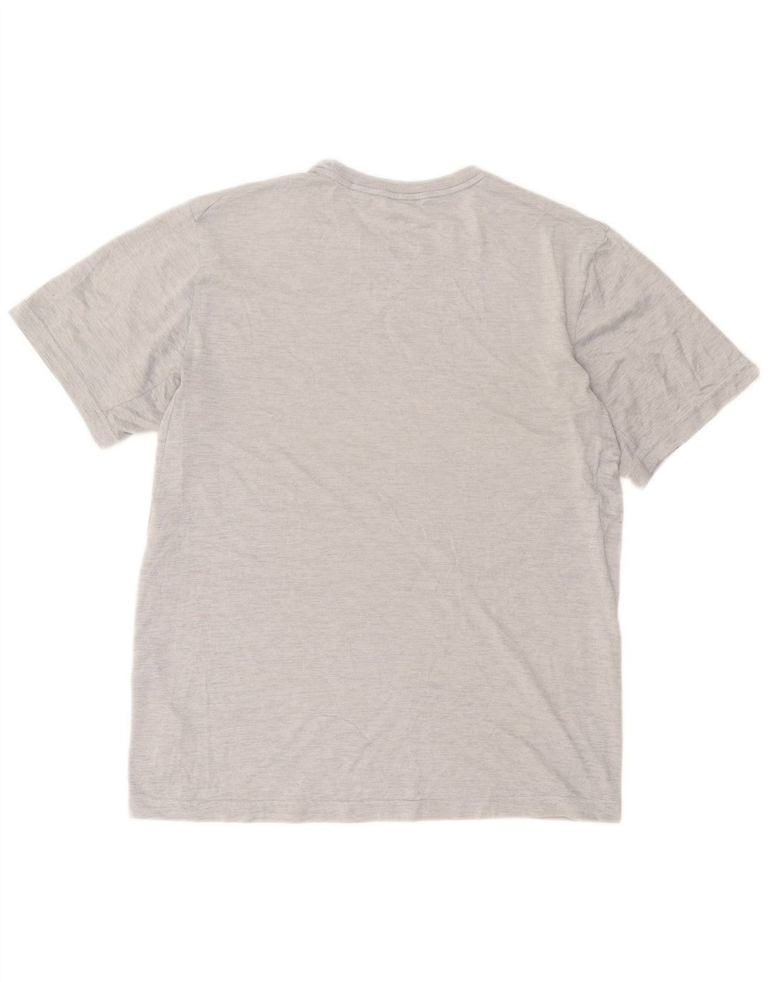 T-shirt Nike Dri Fit da uomo in poliestere chiazzato grigio medio