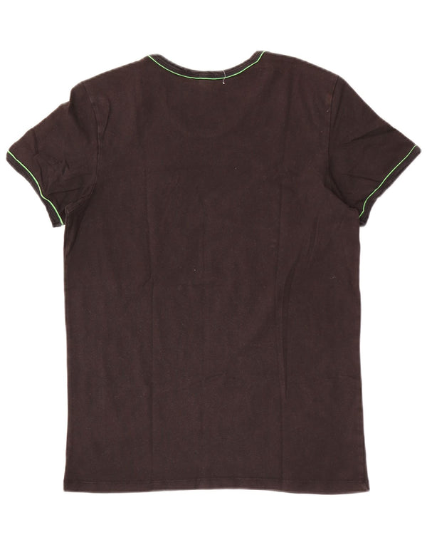 T-shirt da uomo Diesel Top in cotone nero medio