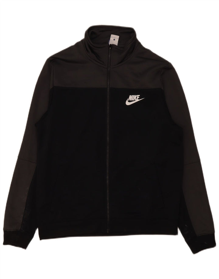 Giacca da tuta da uomo Nike Large in poliestere color block grigio