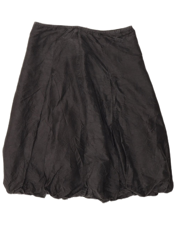 Gonna a palloncino da donna Coast UK 14 grande W32 seta grigia