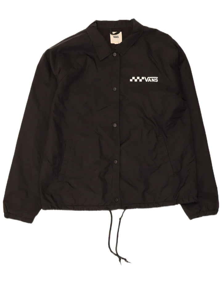 Giacca antipioggia da donna Vans UK 16 grande nylon nero