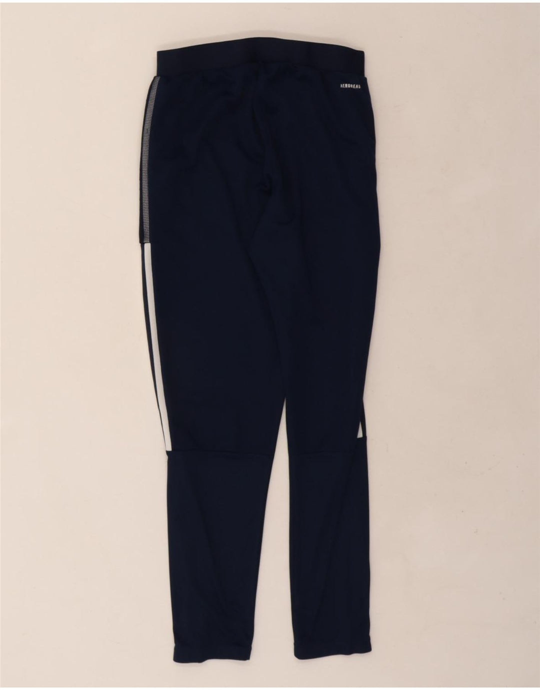 ADIDAS Mens Aeroready Tracksuit Trousers Medium  Navy Blue Polyester