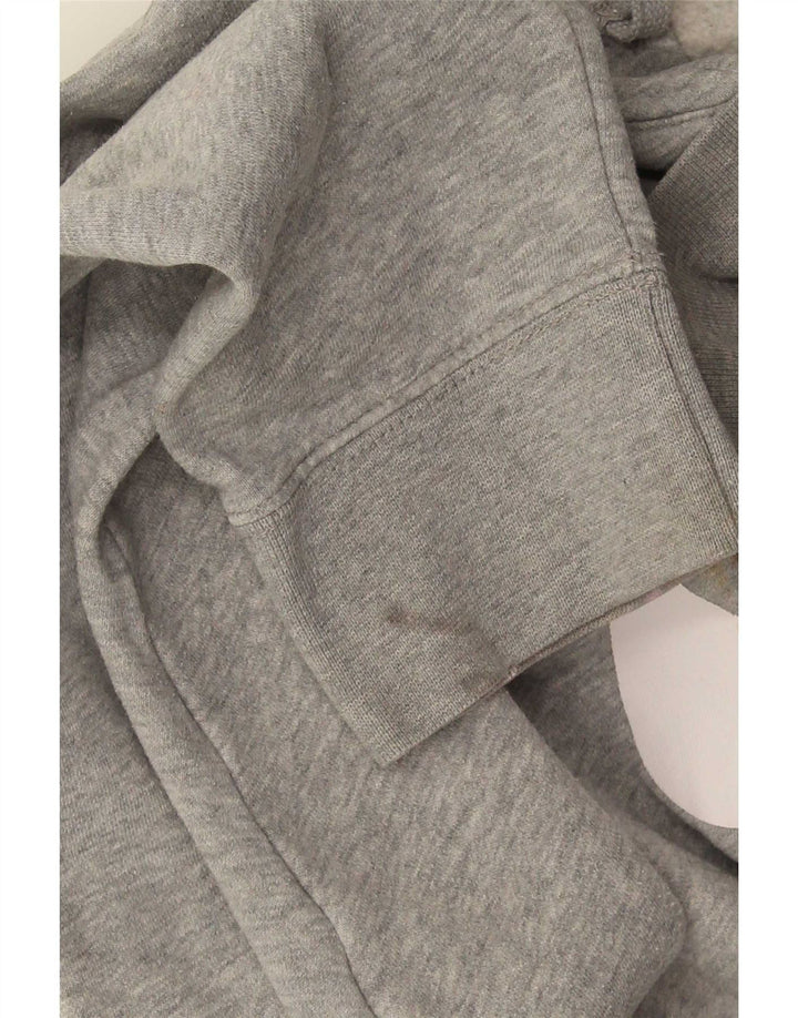 Felpa con cappuccio grafica Nike da uomo XL in cotone grigio