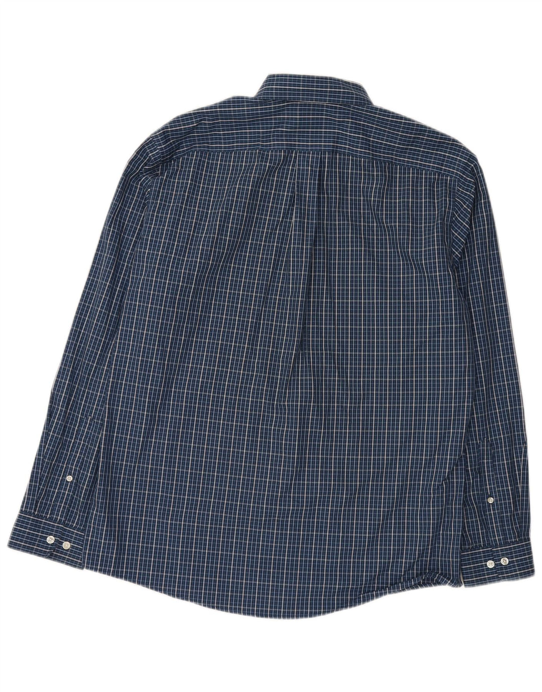Camicia da uomo Classic Fit di Eddie Bauer, cotone a quadri blu di grandi dimensioni