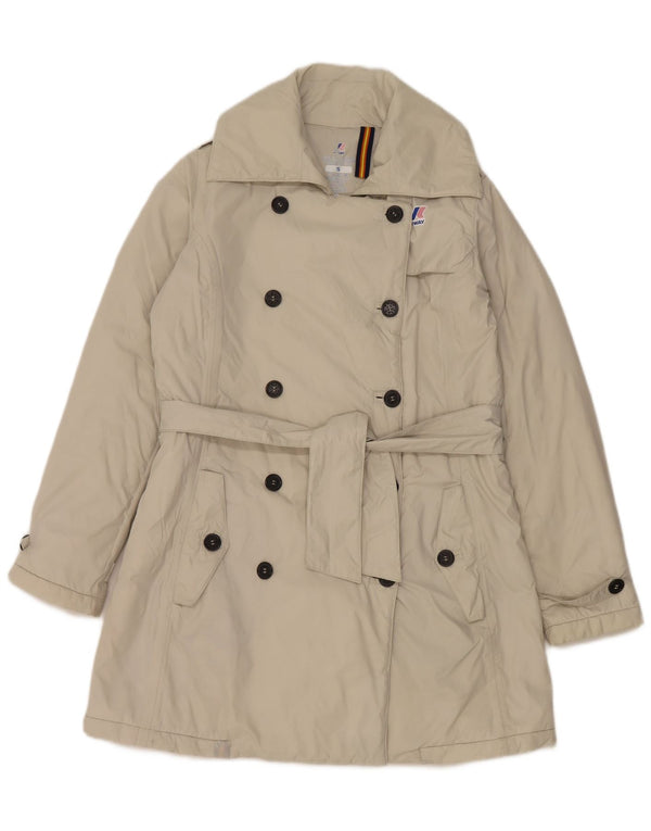 Trench da donna K-Way UK 10 piccolo nylon grigio