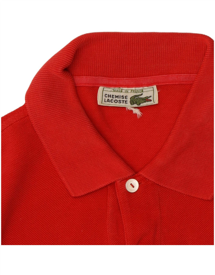 Polo LACOSTE da uomo piccola rossa