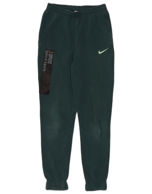 NIKE Pantaloni da tuta con grafica da donna Joggers UK 6 XS Verde