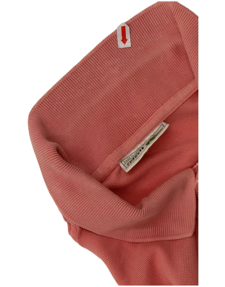 Polo da uomo LACOSTE taglia 4 cotone rosa medio