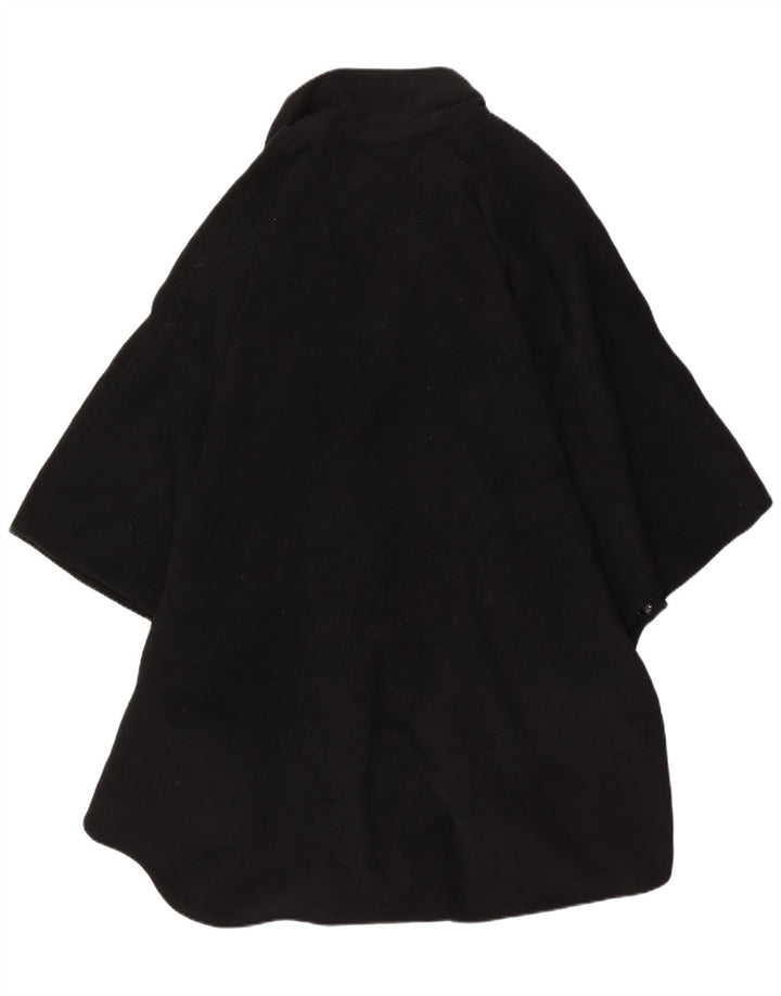 Cappotto poncho da donna Sportstaff taglia unica in lana nera