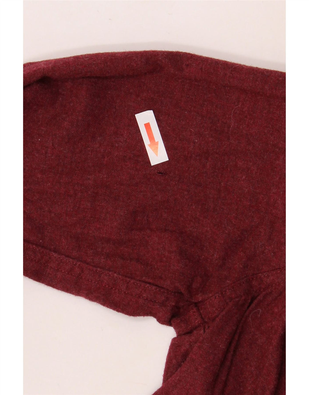 Camicia oversize da donna EDDIE BAUER UK 10 Small Maroon Cotton
