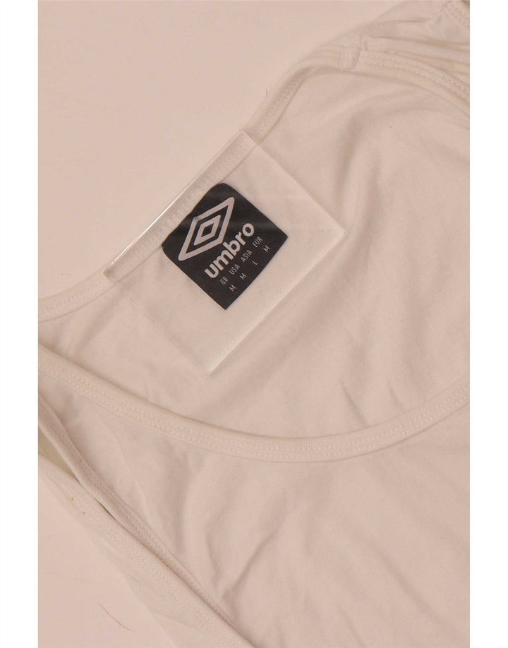 Canotta grafica Umbro da uomo, colore bianco medio
