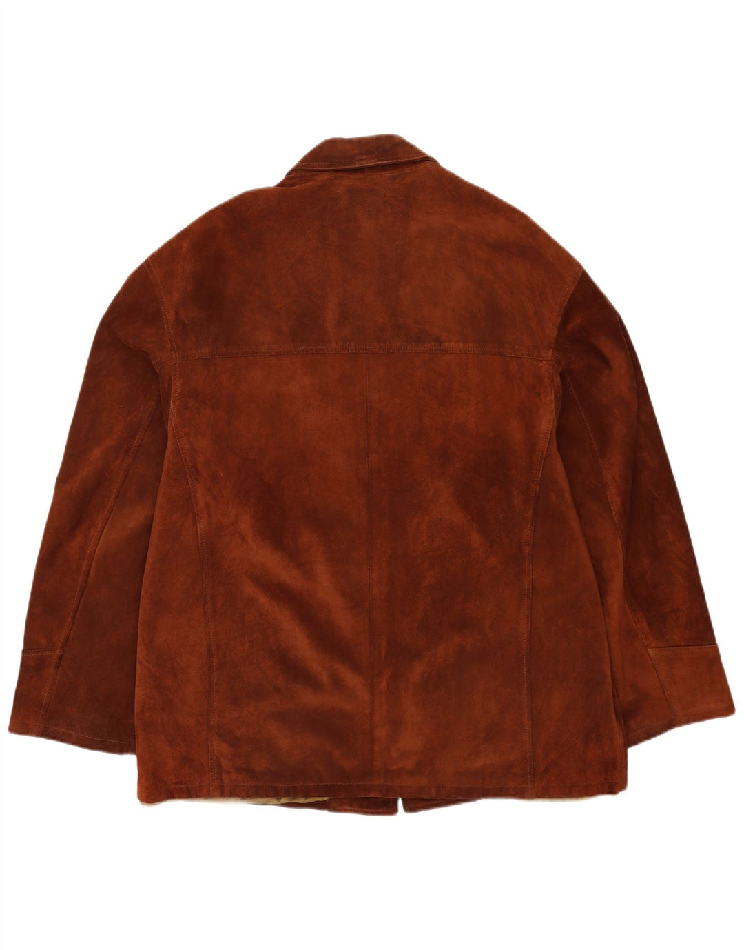 Giacca vintage in pelle scamosciata da uomo IT 52 XL in pelle marrone