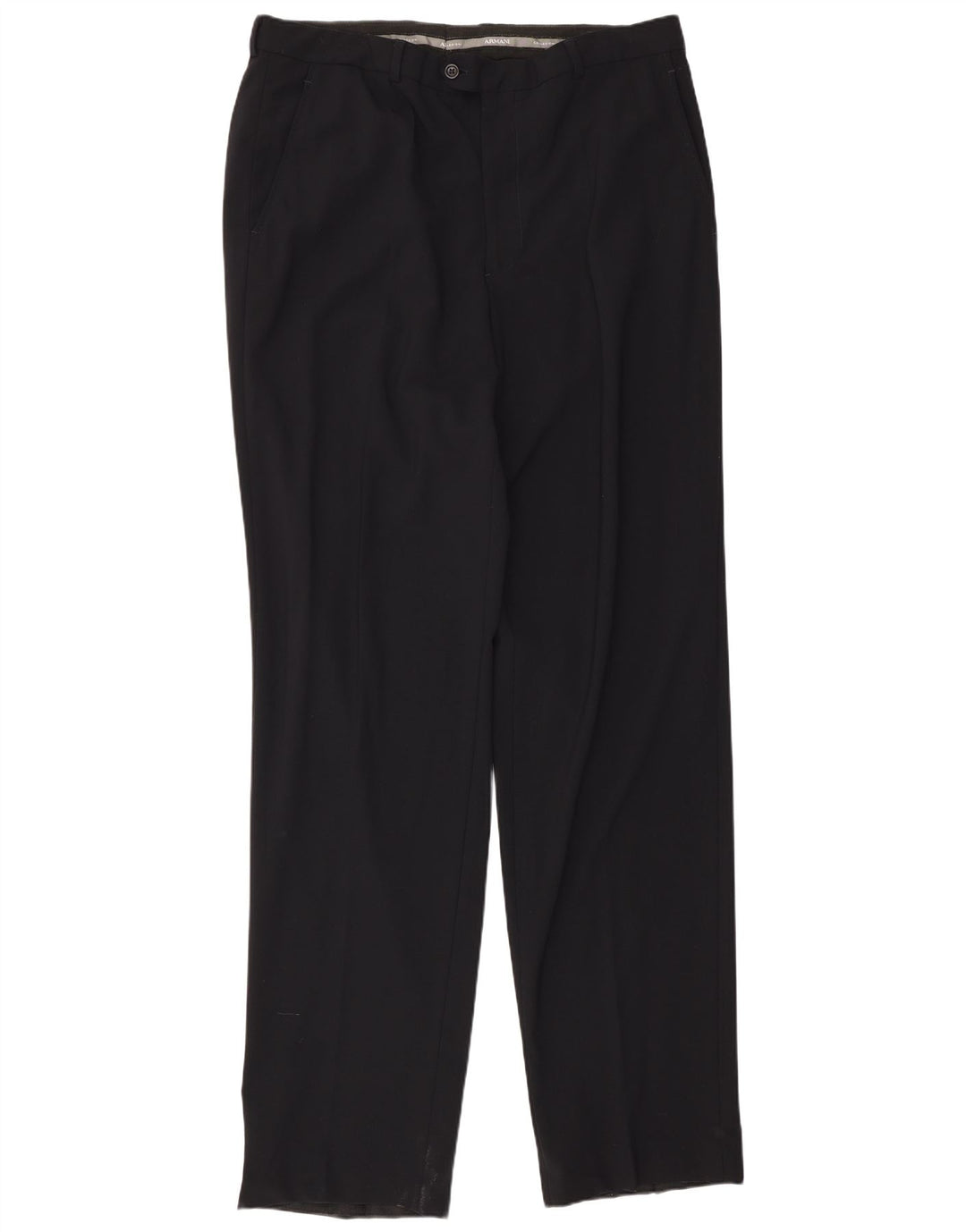 Pantaloni da abito dritti da uomo Armani W34 L36 neri