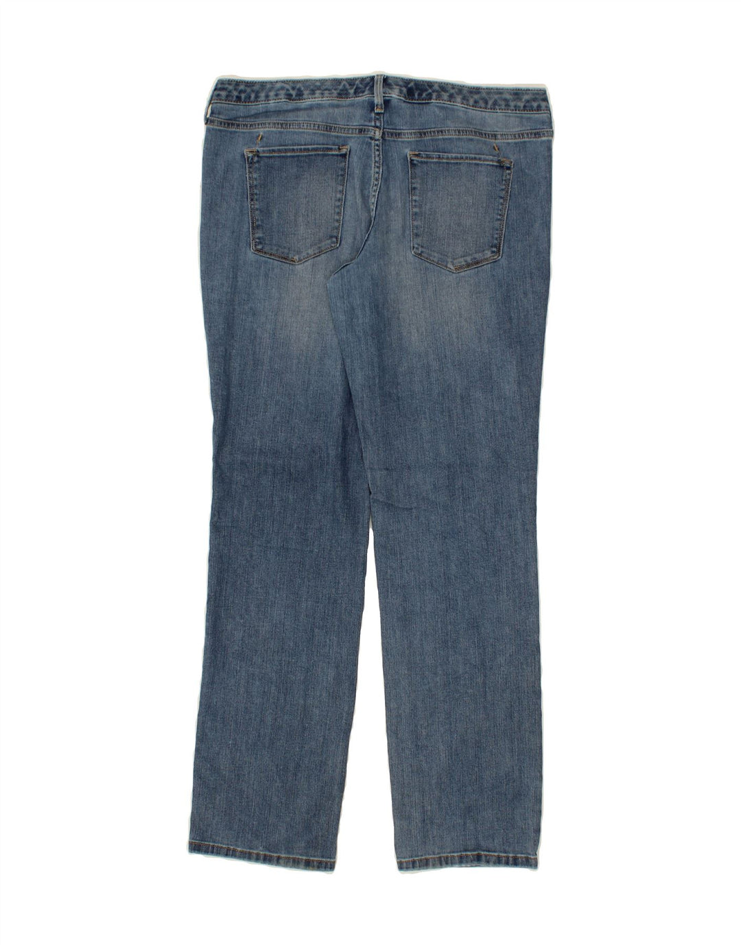 MOSSIMO Womens Stretch Mid Rise Straight Jeans US 12 Large W31 L31 Blue Vintage Mossimo and Second-Hand Mossimo from Messina Hembry 
