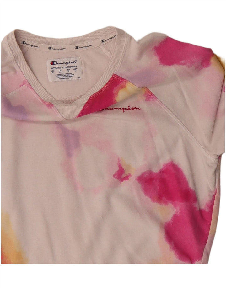 Felpa da donna vestibilità ampia Champion, maglione UK 14, medio, multicolore