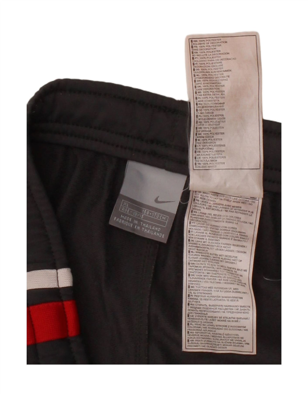 NIKE Boys Tracksuit Trousers 13-14 Years XL Grey Polyester Vintage Nike and Second-Hand Nike from Messina Hembry 