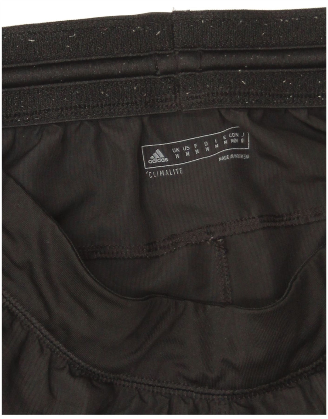 Pantaloncini sportivi Adidas Climalite da uomo di colore nero medio