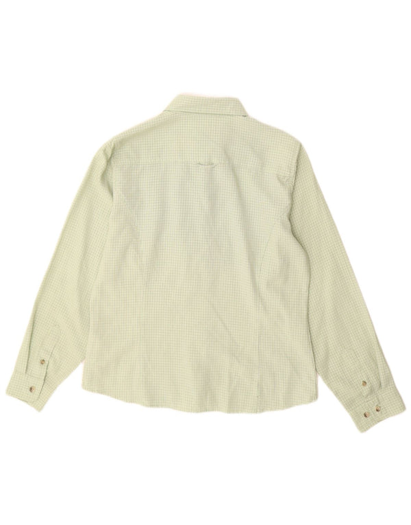 Camicia da donna Columbia UK 14 Modal a quadri verde medio