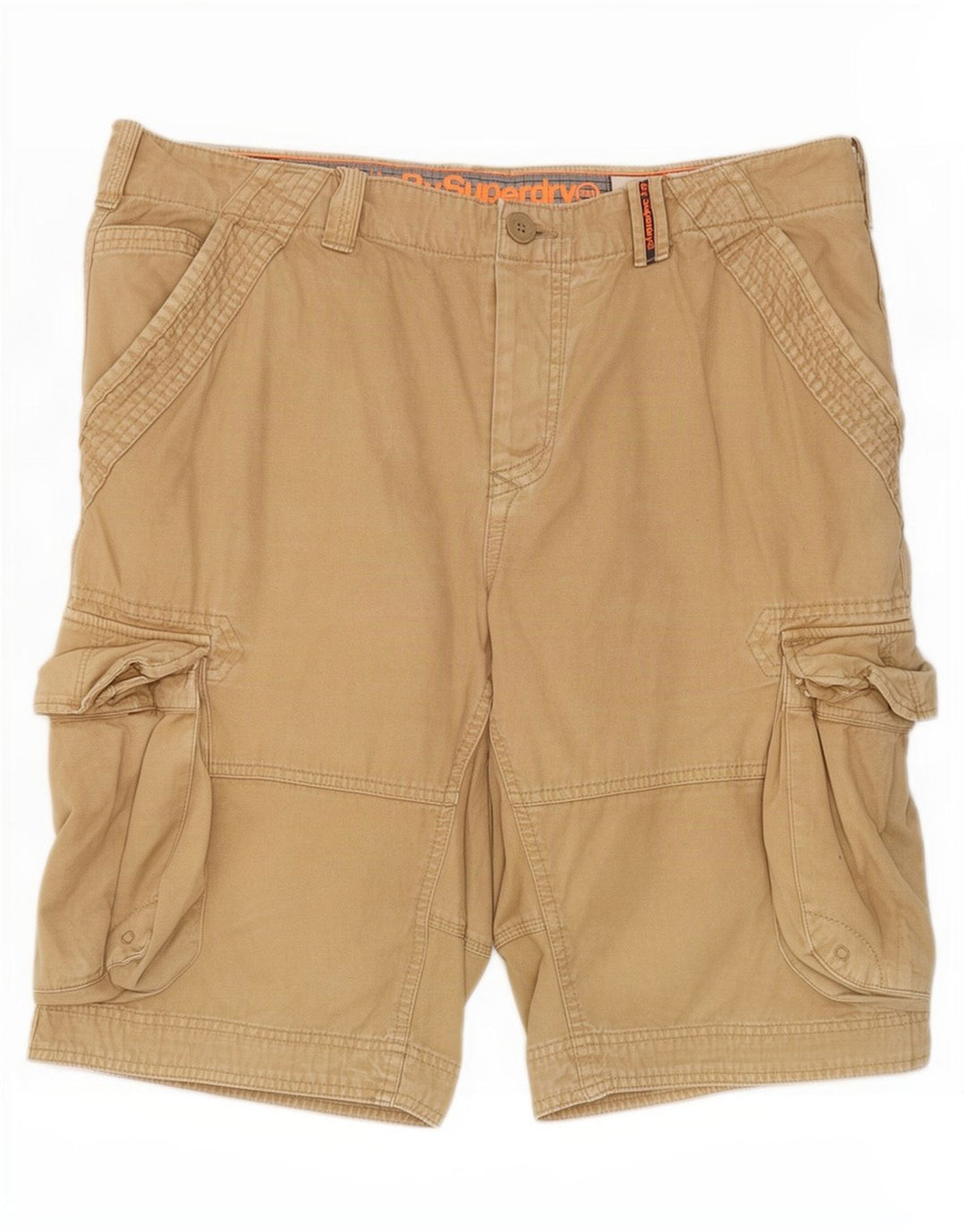 Pantaloncini cargo da uomo Superdry 2XL W40 cotone beige