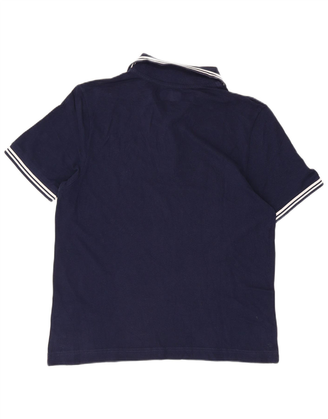 Polo Kappa Uomo Media Cotone Blu Navy