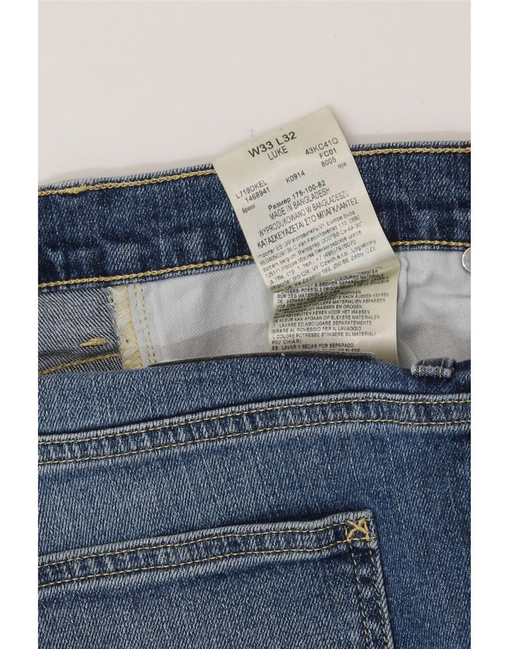 Jeans Lee Luke Slim da uomo W33 L32 in cotone blu