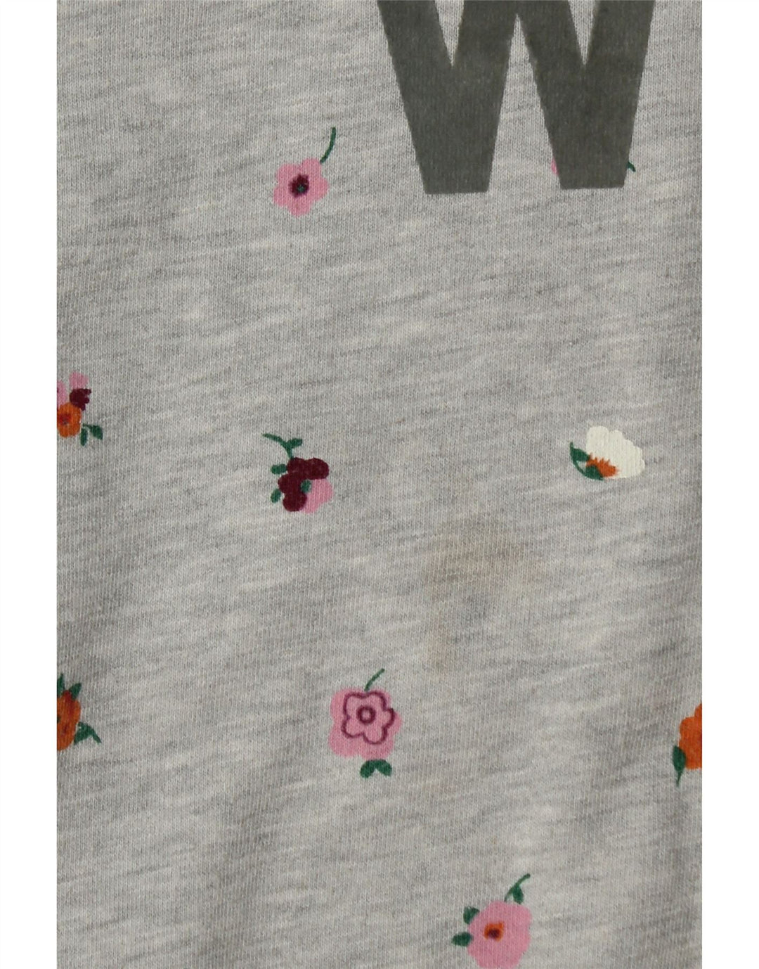Felpa grafica da donna Jack Wills Jumper UK 8 Small Grey Floral