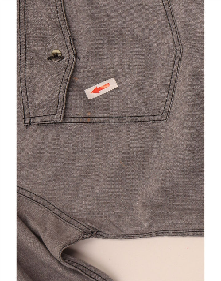 Camicia Uomo Stefanel Large Grigio Cotone