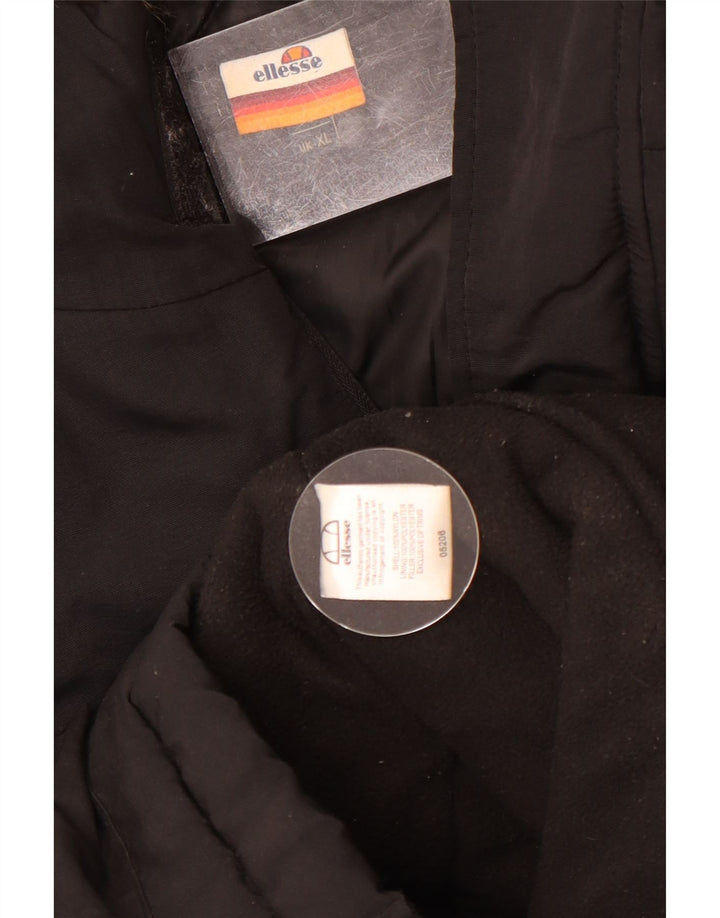 Giacca imbottita con cappuccio da uomo Ellesse UK 42 XL nylon nero
